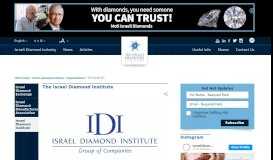
							         The Israel Diamond Institute - israeli diamond								  
							    