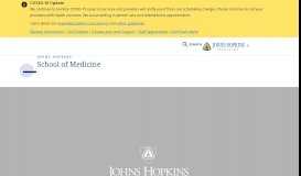 
							         The Johns Hopkins University School of Medicine								  
							    