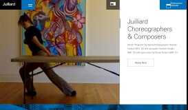 
							         The Juilliard School								  
							    