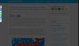 
							         The Keyword: Google startet neues Blog- und Presse-Portal und fasst ...								  
							    