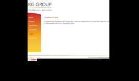 
							         The KG Group - Candidate Login Portal								  
							    