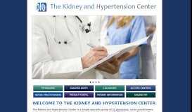 
							         The Kidney and Hypertension Center								  
							    