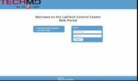
							         the LabTech Control Center Web Portal - TechMD								  
							    