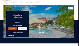 
							         The Lake at University Apartments for Rent in Charlotte, NC | MAA								  
							    