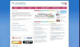
							         The Lancashire Grid for Learning Website								  
							    