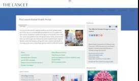 
							         The Lancet Global Health Portal								  
							    
