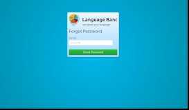 
							         The Language Banc | Forgot Password - The Language Banc | Login								  
							    