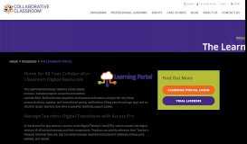 
							         The Learning Portal | Center for the Collaborative Classroom								  
							    