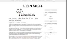 
							         The Learning Portal: Equitable access to open learning resources ...								  
							    