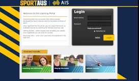 
							         the Learning Portal - Sport Australia								  
							    