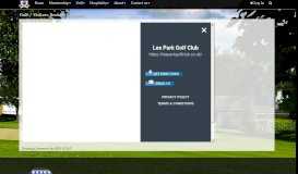 
							         The Lee Park Golf Club Ltd.								  
							    