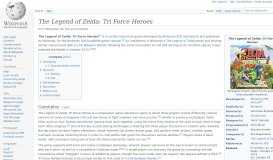
							         The Legend of Zelda: Tri Force Heroes - Wikipedia								  
							    