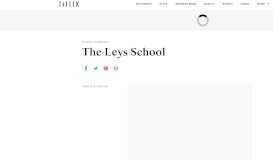 
							         The Leys School Public School Fees & Results: 2019 Tatler Schools ...								  
							    