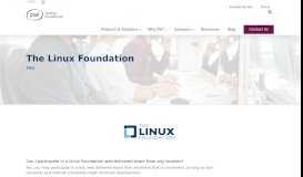 
							         The Linux Foundation | PSI Online - PSI Services LLC								  
							    