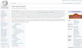 
							         The Lion Guard - Wikipedia								  
							    