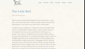
							         The Little Bird - Wild Imagination								  
							    