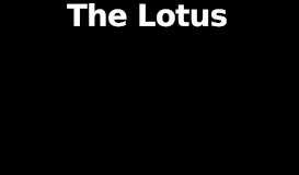 
							         The Lotus								  
							    