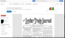
							         The Lumber Trade Journal								  
							    