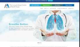 
							         The Lung and Sleep Center of North Texas | Dr. Ranjit Nair ...								  
							    