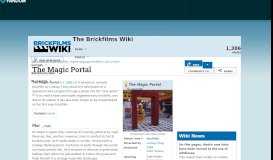 
							         The Magic Portal | Brickfilms Wiki | FANDOM powered by Wikia								  
							    