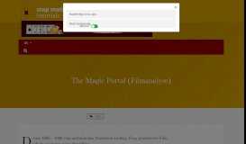 
							         The Magic Portal (Filmanalyse) - Stop Motion Film Tutorials ...								  
							    