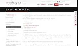
							         The main DICOM services - NeoLogica								  
							    