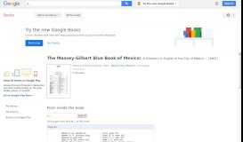 
							         The Massey-Gilbert Blue Book of Mexico: A Directory in English of ...								  
							    