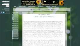 
							         The Mayan Tzolkin Trecena of Eb or E' | The Mayan Calendar Portal								  
							    