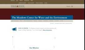 
							         The Meadows Center for Water and the Environment : Texas State ...								  
							    