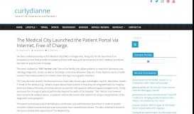 
							         The Medical City Launched the Patient Portal via Internet, Free of ...								  
							    