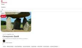 
							         : The Megalithic Portal and Megalith Map: | Standing Stones in 2019 ...								  
							    