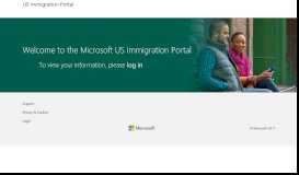 
							         the Microsoft US Immigration Portal								  
							    