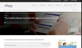 
							         The mobile software revolution for aged and community care | Procura ...								  
							    