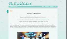 
							         The Model School | Children Can't Wait								  
							    