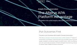 
							         The Modern Data Analytics Platform | Alteryx								  
							    