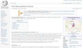 
							         The Mountbatten School - Wikipedia								  
							    