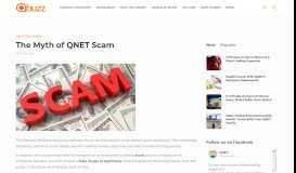 
							         The Myth of QNet Scam | QNet India								  
							    