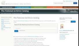 
							         The National Archives Catalog | National Archives								  
							    