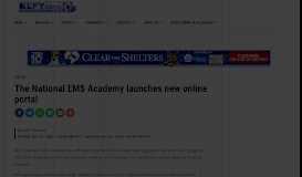 
							         The National EMS Academy launches new online portal - KLFY								  
							    