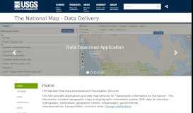 
							         The National Map - Data Delivery - USGS								  
							    