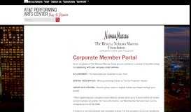 
							         The Neiman Marcus Group Corporate Member Portal								  
							    