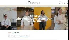 
							         The New AltogetherGreat.com: Our People Site - Compass USA								  
							    