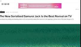 
							         The New Serialized 'Samurai Jack' Is the Best Revival on TV | WIRED								  
							    