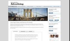 
							         The New York Times Self-Service Ad Portal								  
							    