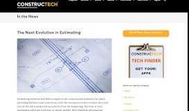 
							         The Next Evolution in Estimating - Constructech								  
							    