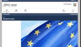 
							         The NRW Justice Portal: European E-Justice - NRW-Justiz								  
							    