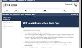 
							         The NRW Justice Portal: Justice portal - NRW-Justiz								  
							    
