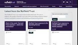 
							         The Nuffield Trust: Home								  
							    