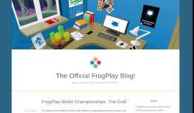 
							         The Official FrogPlay Blog! – News, unlock codes, games info ...								  
							    