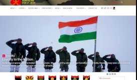 
							         The Official Home Page of the Indian Army								  
							    